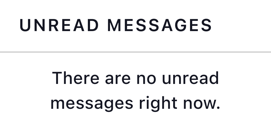 Unread Messages short preview